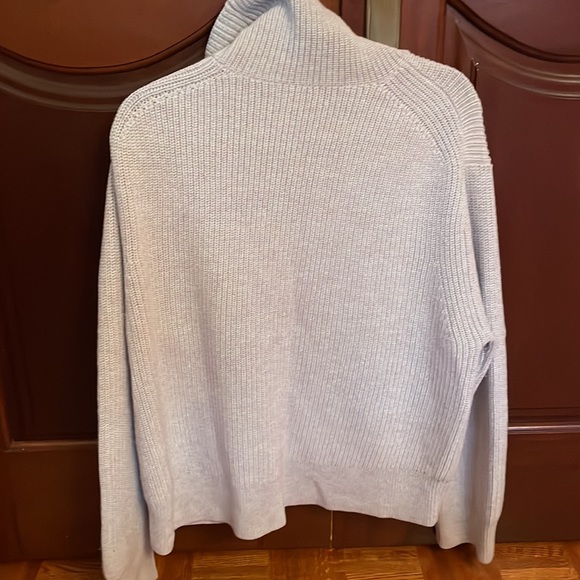 Aritzia Wilfred Jara merino wool turtleneck sweater | Size L | Heather Birch - Picture 14 of 14